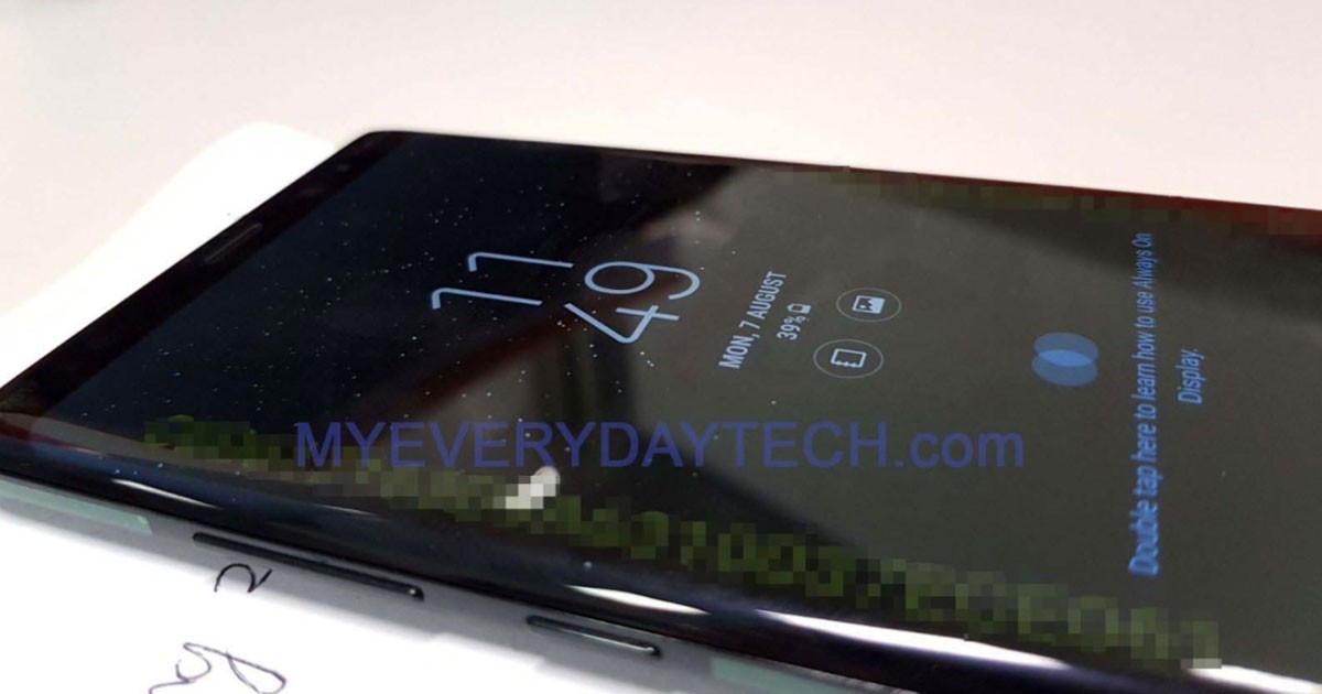 เครื่อง Galaxy Note 8 Prototype ต้นแบบ