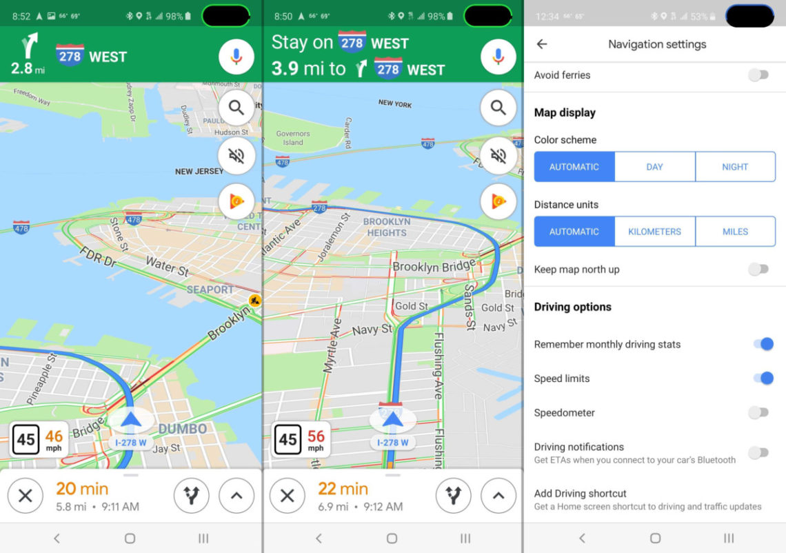 Google Maps เพิ่มฟีเจอร์ แสดงความเร็วของรถ ขณะขับขี่ขึ้นหน้าจอแผนที่ด้วย