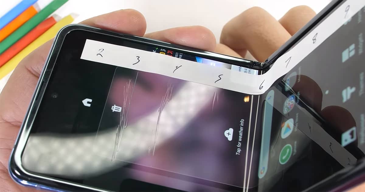 Samsung Galaxy Z Flip durability test