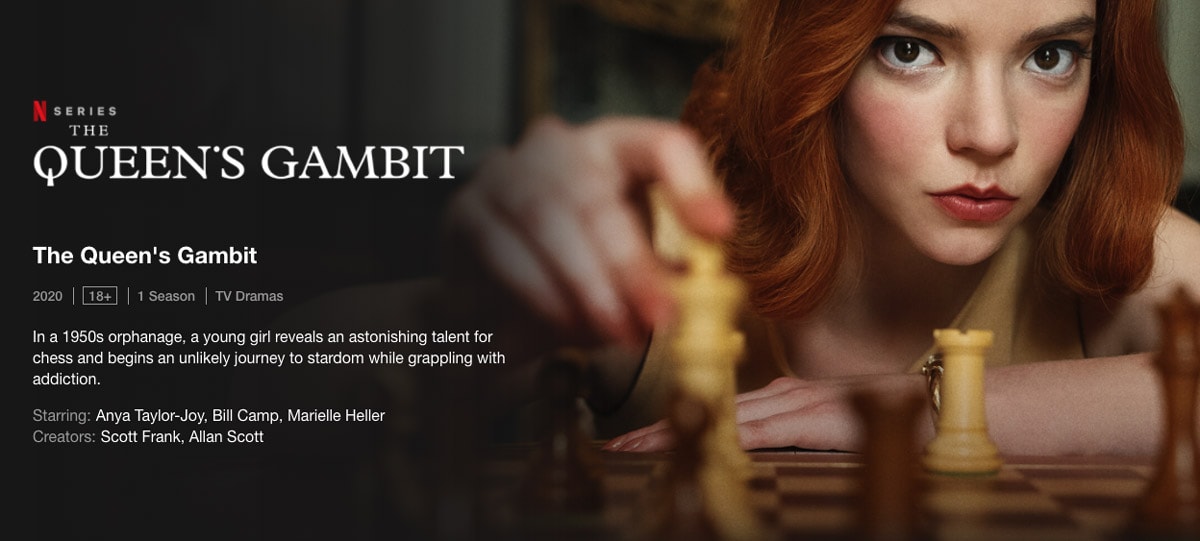 Netflix The Queen’s Gambit