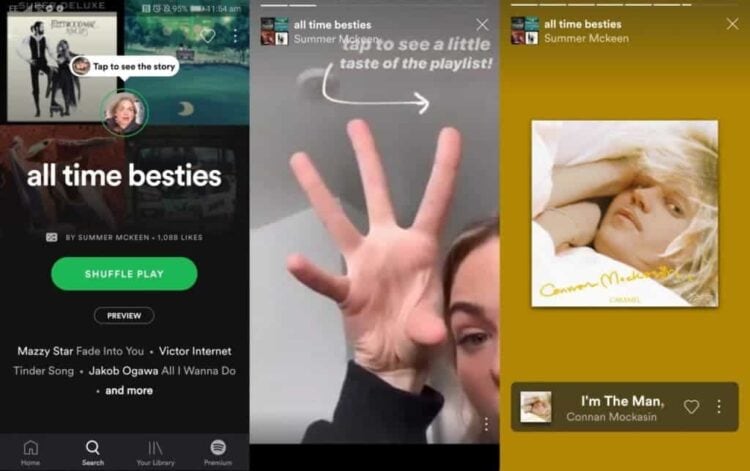 spotify stories