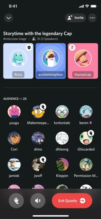 Discord Stage Channels Mobile