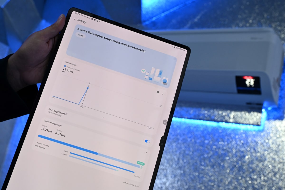 Samsung windfree AI Energy Mode