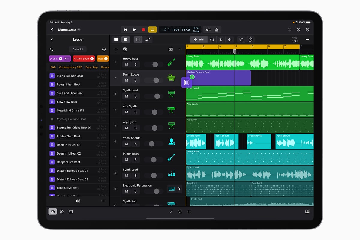 Logic Pro สำหรับ iPad