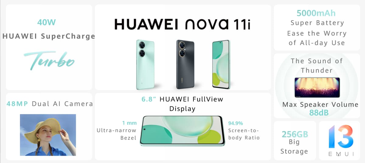 HUAWEI nova 11 series สมาร์ทโฟน