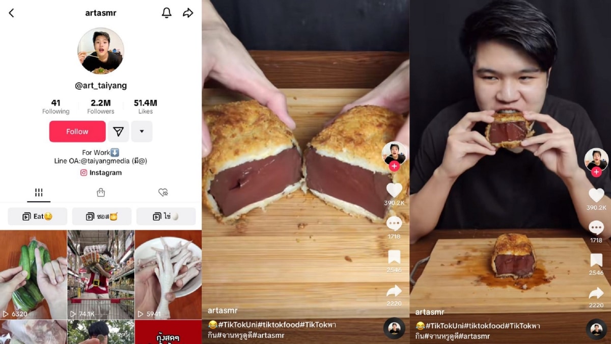 TikTok SME FoodFestOnTikTok artasmr