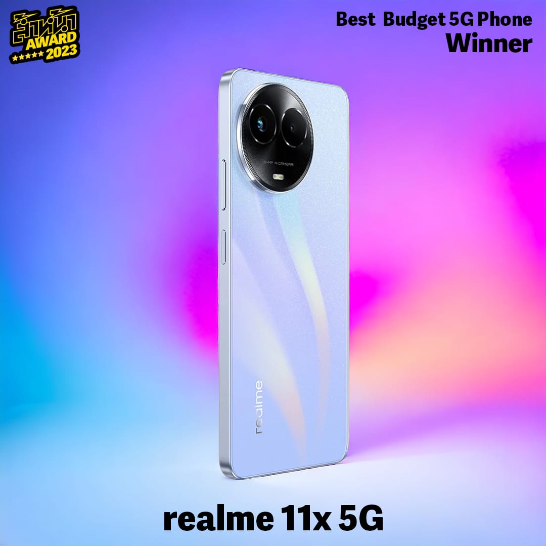 สมาร์ตโฟน 5G คุ้มราคา 2023 realme 11x 5G