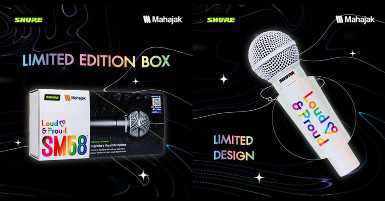 SHURE SM58 Pride Month Limited Edition