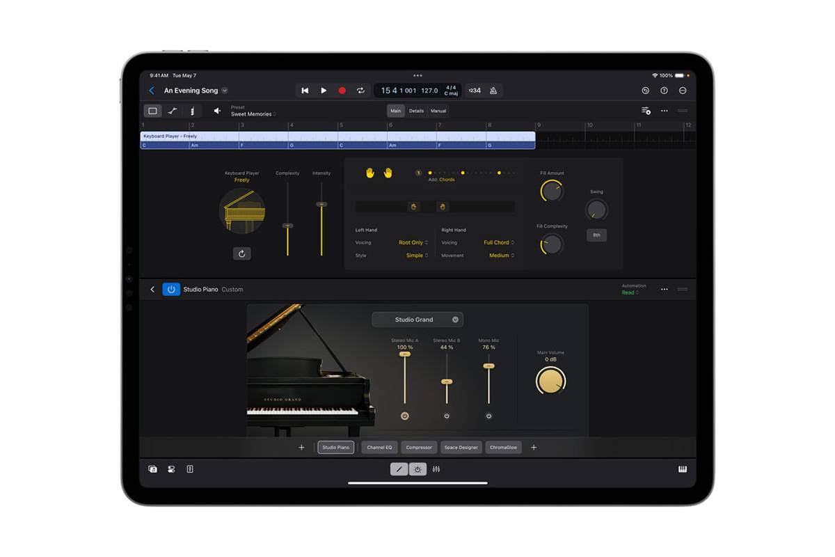 Logic Pro iPad Mac