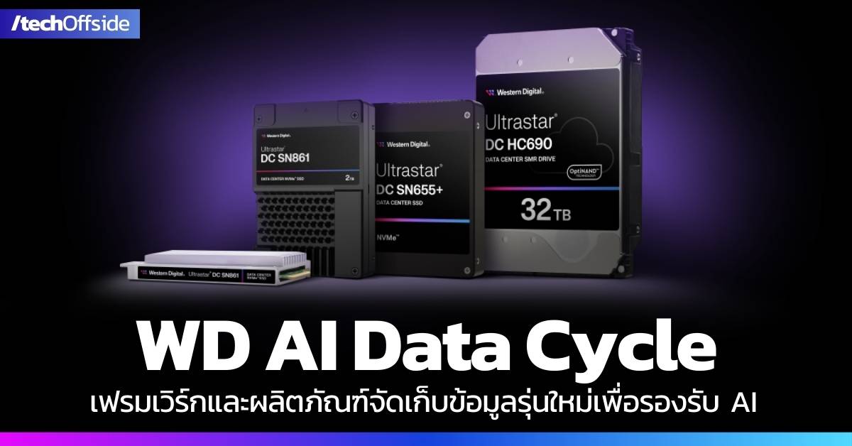 เวสเทิร์น ดิจิตอล AI Data Cycle