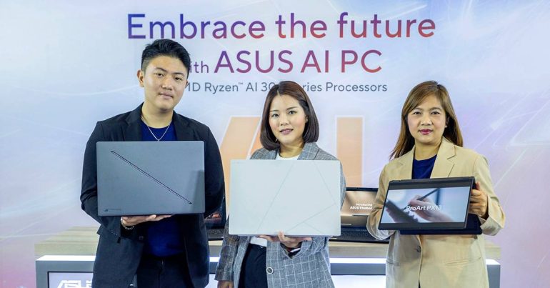 ASUS เปิดตัว Next-level AI PCs รุ่นใหม่ พร้อมโปรเซสเซอร์ AMD Ryzen AI 300 Series