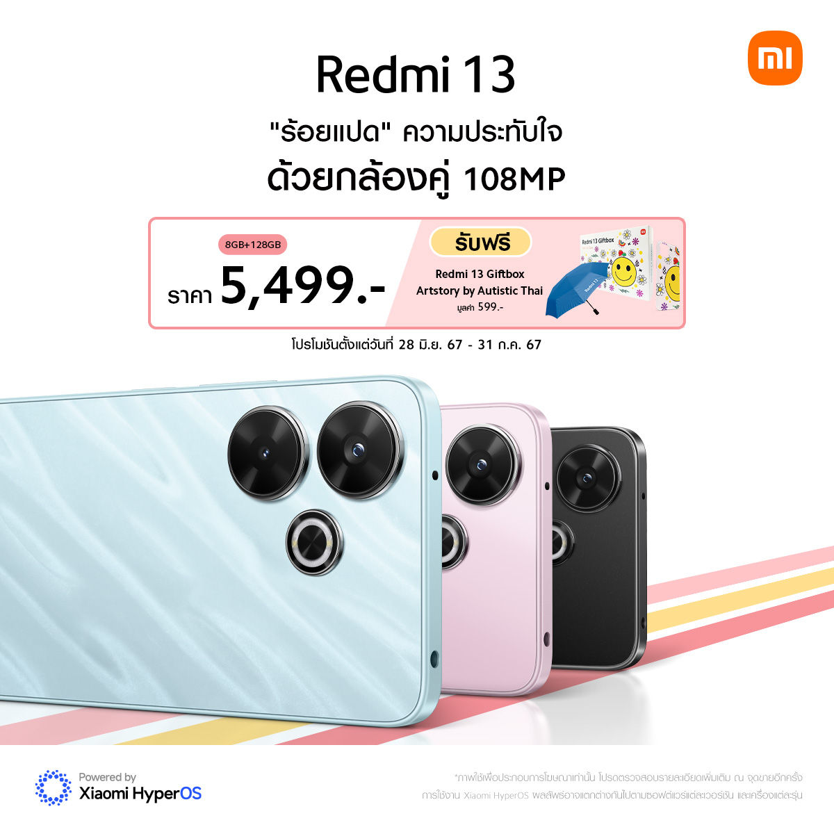 พรีวิว Redmi 13 สเปค ราคา