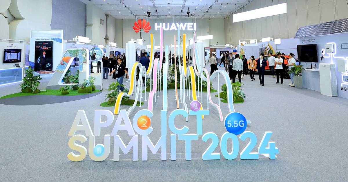 หัวเว่ย ประกาศความพร้อมนำไทยสู่ยุค 5.5G ในงาน Asia Pacific ICT Summit 2024