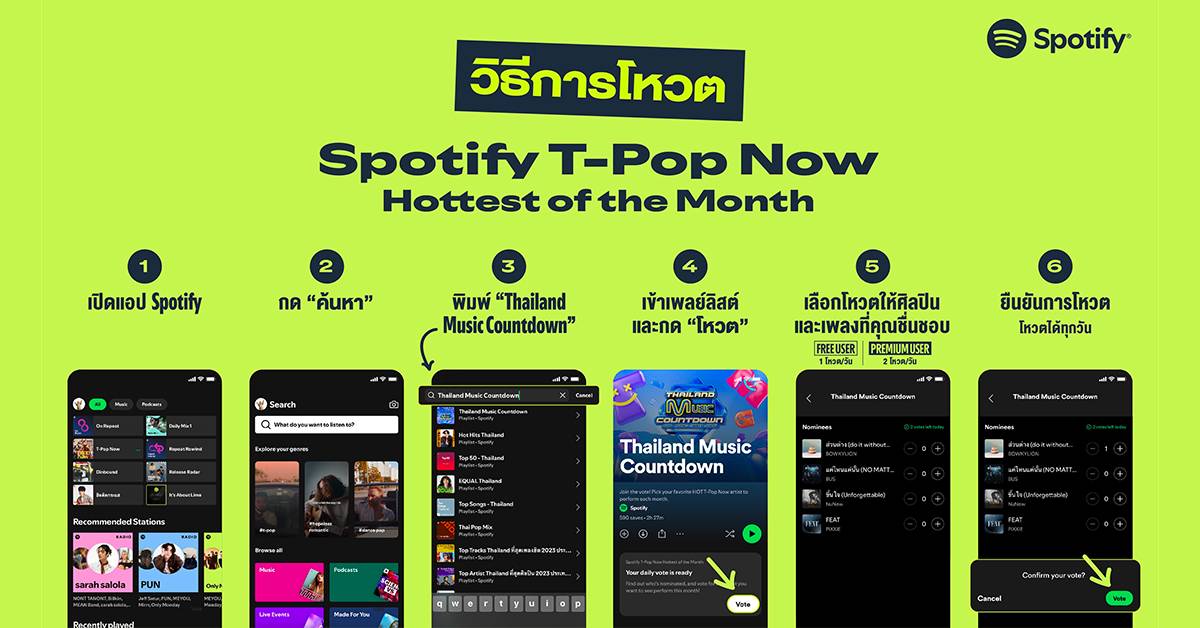 Spotify Thailand Music Countdown