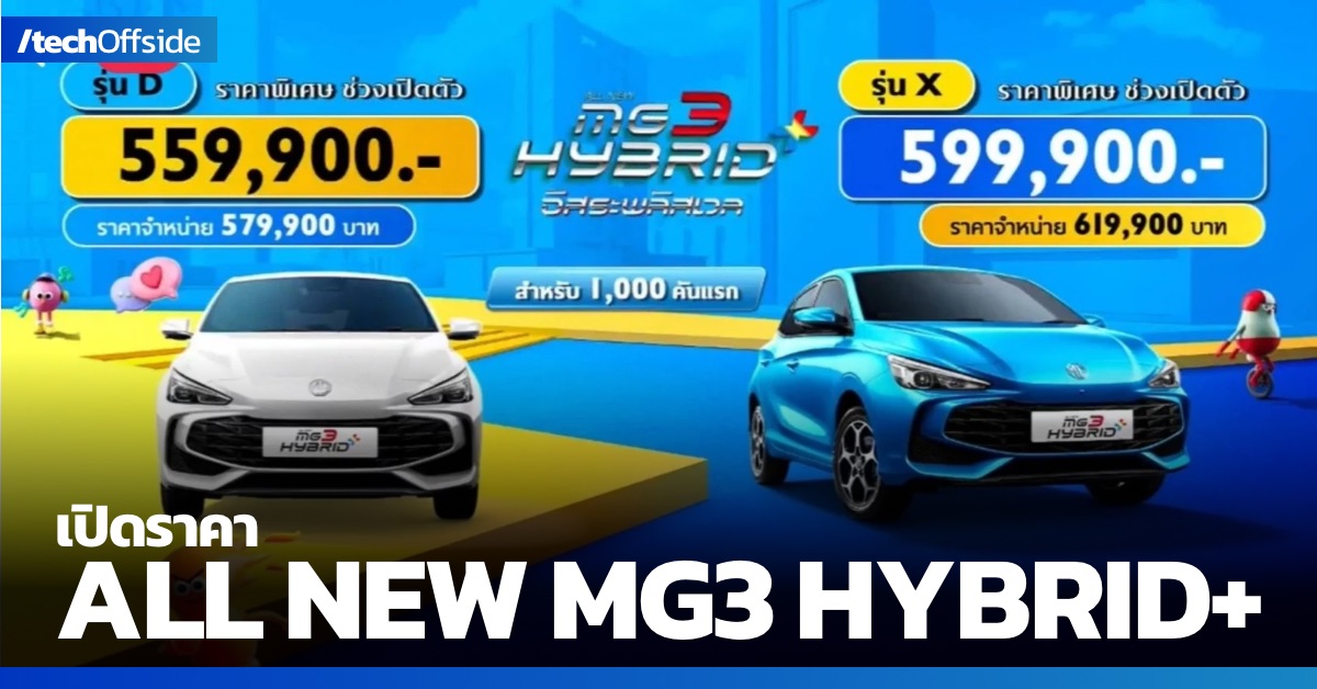 ALL NEW MG3 HYBRID+ ราคา โปรโมชัน