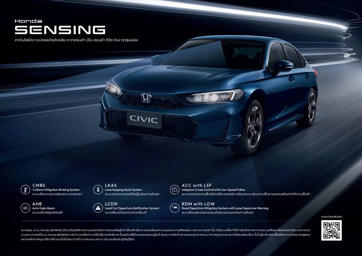 เปิดจอง Honda Civic ใหม่ ราคา โปรโมชัน