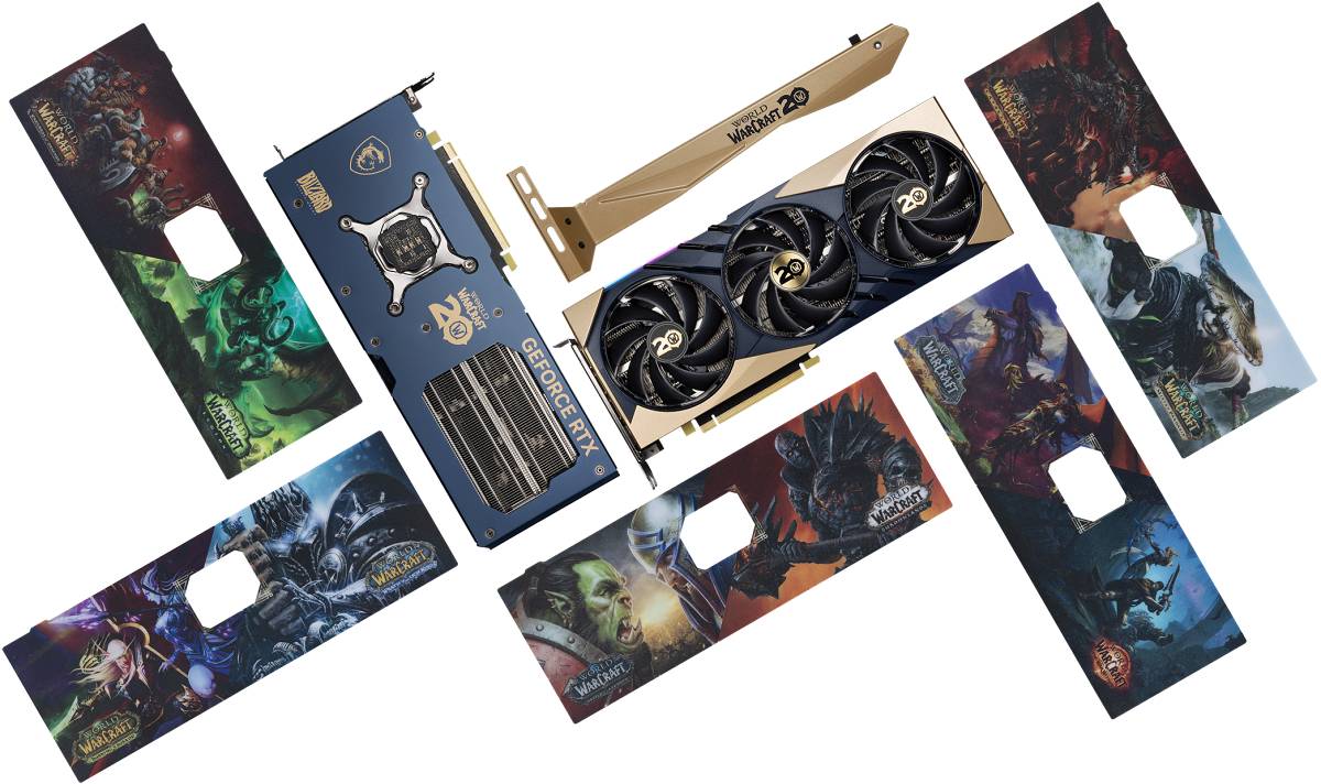 MSI Blizzard GeForce RTX 4070 SUPER 12G GAMING SLIM World of Warcraft EDITION