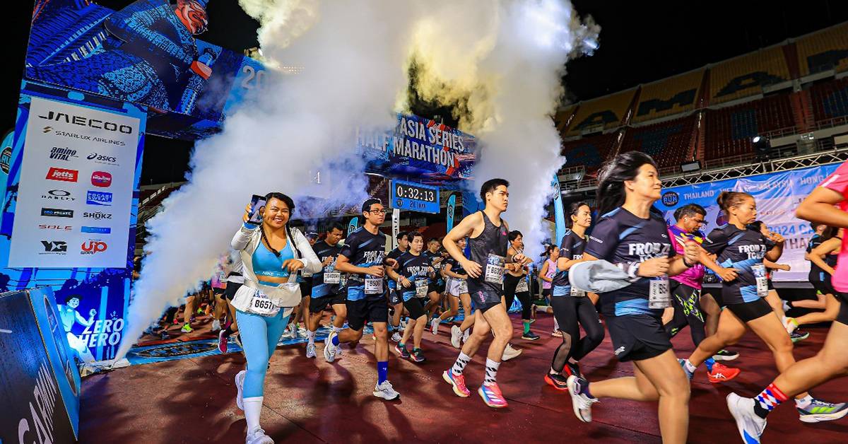 รถยนต์ไฟฟ้า JAECOO 6 EV นำขบวนนักวิ่งในงาน Garmin Run Thailand 2024