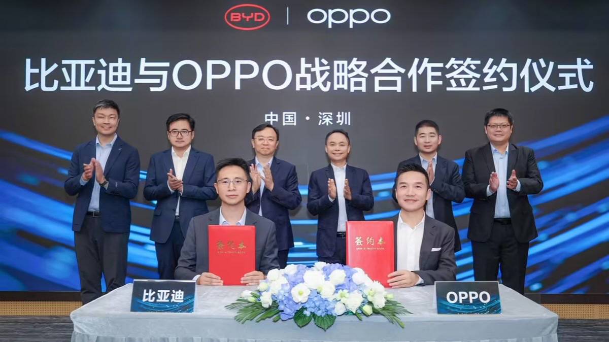 Oppo จับมือ BYD พัฒนาระบบเชื่อมต่อสมาร์ทโฟนกับรถยนต์ไฟฟ้า พร้อมขยายธุรกิจด้าน AI