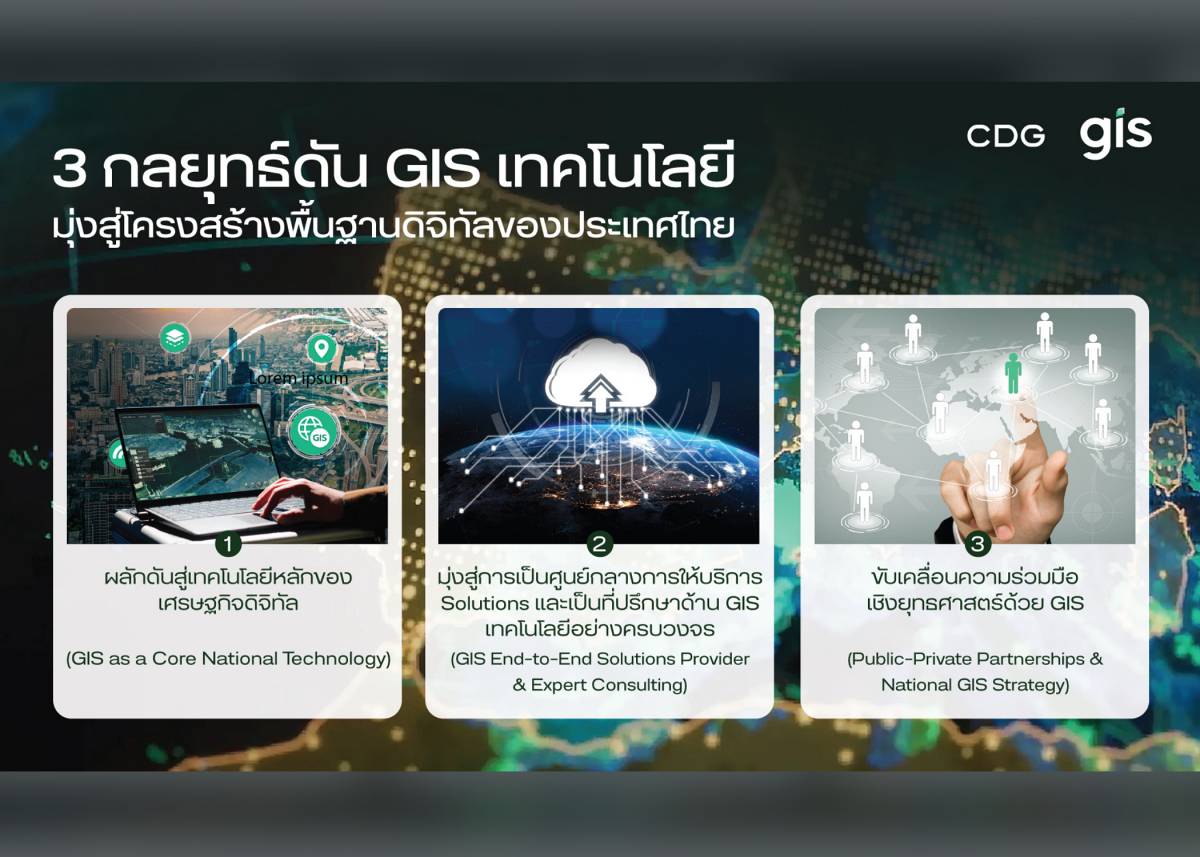 ดร.ธนพร 3 กลยุทธ์หลักสู่การขับเคลื่อน GIS เป็นโครงสร้างพื้นฐานของประเทศ